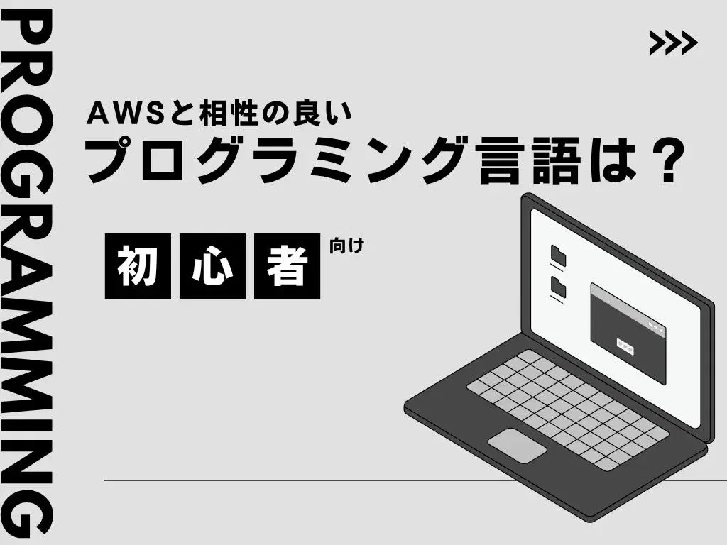AWSとプログラミング言語・学習ロードマップのイメージ